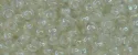 (image for) TOHO 11/o Round-Cream Lined Crystal Rainbow. 11T777