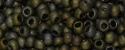 (image for) TOHO 11/o Round-Olive Brown Iris Metallic Matte. 11T83F