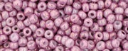 (image for) TOHO 11/o Round-Dark Rose Marbled Opaque. 11T1202