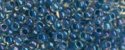 (image for) TOHO 11/o Round-Capri Blue Lined Crystal Luster. 11T188