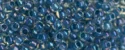 (image for) TOHO 11/o Round-Capri Blue Lined Crystal Luster. 11T188