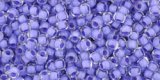 (image for) TOHO 11/o Round-Amethyst Lined Crystal Transparent. 11T977