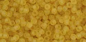(image for) TOHO 11/o Round-Medium Topaz Transparent Matte. 11T2BF