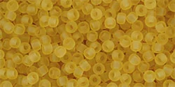 (image for) TOHO 11/o Round-Medium Topaz Transparent Matte. 11T2BF