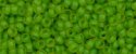 (image for) TOHO 11/o Round-Lime Lined Jonquil Matte. 11T306FM