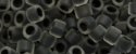 (image for) TOHO 15/o Round Seed Bead-Black Lined Crystal Matte. 15T344FM
