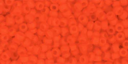 (image for) TOHO 11/o Round-Orange Opaque Matte #11T50F