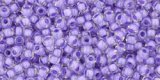 TOHO Size 11/o Round-Lilac Lined Crystal Transparent. 11T966 (image for) TOHO Size 11/o Round-Lilac Lined Crystal Transparent. 11T966