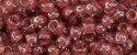 (image for) TOHO 11/o Round-Dark Rose Lined Crystal. 11T291