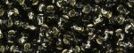 (image for) TOHO 8/o Round Seed Bead-Dark Black Diamond Silver Lined 8T29C
