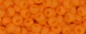 (image for) TOHO 11/o Round-Light Orange Matte Opaque. 11T42DF