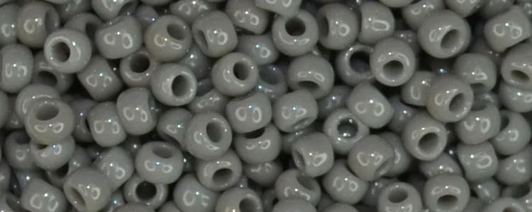 (image for) TOHO 8/o Round Seed Bead-Grey Opaque #8T53D