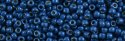 (image for) TOHO 11/o Round-Dark Teal Blue Matte Galvanized PermaFinish. 11TPF584F