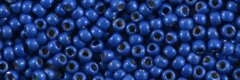 (image for) TOHO 11/o Round-Royal Blue Matte Galvanized PermaFinish. 11TPF585F