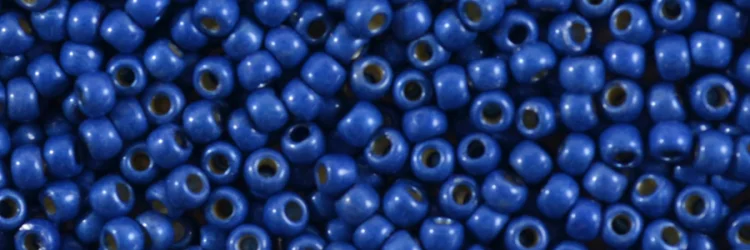 (image for) TOHO 11/o Round-Royal Blue Matte Galvanized PermaFinish. 11TPF585F