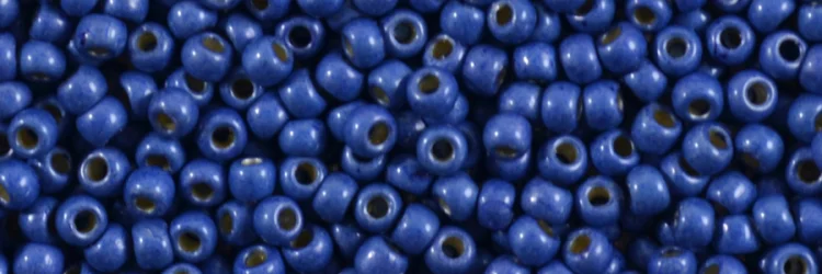 (image for) TOHO 11/o Round-Cobalt Blue Matte Galvanized PermaFinish. 11TPF586F