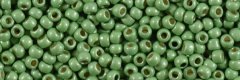 (image for) TOHO 11/o Round-Spring Green Matte Galvanized PermaFinish. 11TPF587F
