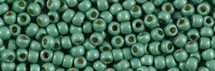 (image for) TOHO 11/o Round-Spearmint Matte Galvanized PermaFinish. 11TPF588F