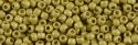 (image for) TOHO 11/o Round-Lemon Gold Matte Galvanized PermaFinish. 11TPF590F