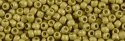 (image for) TOHO 11/o Round-Lemon Gold Matte Galvanized PermaFinish. 11TPF590F