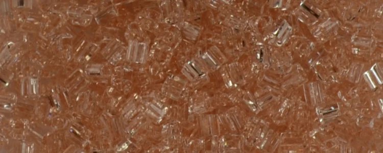 (image for) TOHO Size 11/o Triangle Shape Seed Bead-Light Pink Transparent