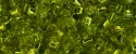 (image for) TOHO Size 11/o Triangle Shape Seed Bead-Peridot Green Silver Lined