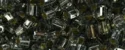(image for) TOHO Size 11/o Triangle Shape Seed Bead-Black Diamond Silver Lined