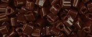 (image for) TOHO Size 11/o Triangle Shape Seed Bead-Dark Brown Opaque