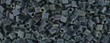 (image for) TOHO Size 11/o Triangle Shape Seed Bead-Blue Grey Metallic Matte
