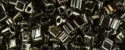(image for) TOHO Size 11/o Triangle Shape Seed Bead-Tarnished Silver Metallic