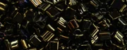 (image for) TOHO Size 11/o Triangle Shape Seed Bead-Olive Brown Iris Metallic