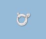(image for) Sterling Silver 7mm Spring Ring Clasp with Closed Ring * One Clasp