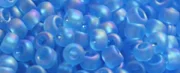 (image for) TOHO 15/o Round Seed Bead-Aqua Transparent Rainbow Matte. 15T163BF