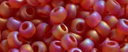 (image for) TOHO 15/o Round Seed Bead-Dark Ruby Transparent Rainbow Matte. 15T165CF