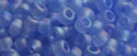 (image for) TOHO 15/o Round Seed Bead-Light Sapphire Transparent Rainbow Matte. 15T168F