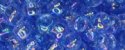 (image for) TOHO 15/o Round Seed Bead-Light Sapphire Transparent Rainbow. 15T168