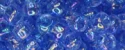 (image for) TOHO 15/o Round Seed Bead-Light Sapphire Transparent Rainbow. 15T168