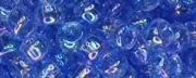 (image for) TOHO 15/o Round Seed Bead-Light Sapphire Transparent Rainbow. 15T168
