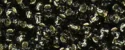 (image for) TOHO 15/o Round Seed Bead-Dark Black Diamond Silver Lined. 15T29C