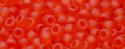 (image for) TOHO 15/o Round Seed Bead-Light Ruby Hyacinth Transparent Matte. 15T5F
