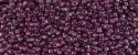 (image for) TOHO 15/o Round Seed Bead-Magenta Lined Black Diamond. 15T1076