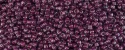 (image for) TOHO 15/o Round Seed Bead-Magenta Lined Black Diamond. 15T1076