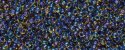 (image for) TOHO 15/o Round Seed Bead-Dark Blue Lined Amber Transparent. 15T929