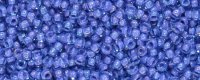 (image for) TOHO 15/o Round Seed Bead-Purple Lined Light Sapphire. 15T934