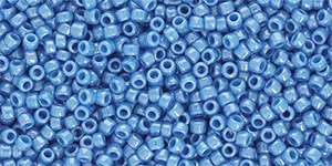 (image for) TOHO 15/o Round Seed Bead-Blue Opaque Luster. 15T124D