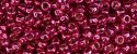 (image for) TOHO 15/o Round Seed Bead-Hot Pink Galvanized PermaFinish. 15TPF563