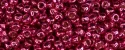(image for) TOHO 15/o Round Seed Bead-Hot Pink Galvanized PermaFinish. 15TPF563