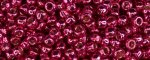 (image for) TOHO 15/o Round Seed Bead-Hot Pink Galvanized PermaFinish. 15TPF563