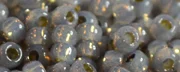 (image for) TOHO 15/o Round Seed Bead-Black Diamond Opal Silver Lined PermaFinish. 15TPF2115