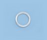 (image for) Sterling Silver Filled - 5mm Closed Jump Ring. 18 Gauge * Package of 10